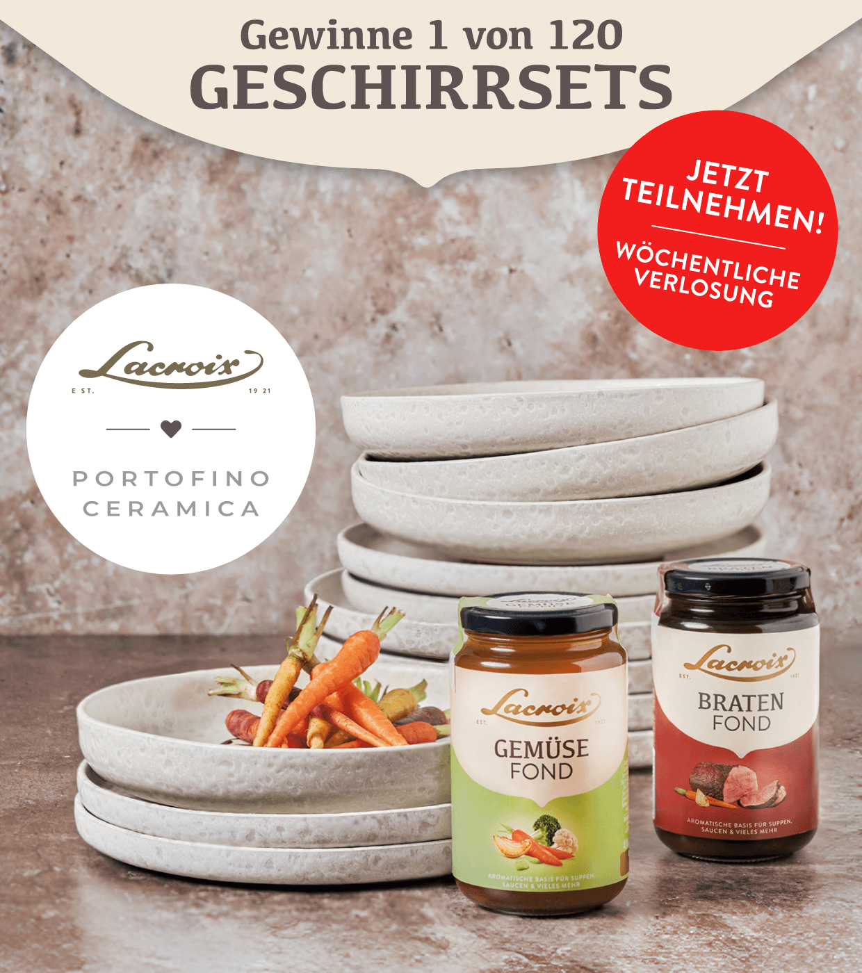 Lacroix in Kooperation mit Portofino Ceramica